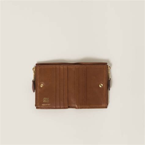 Oak Small Nappa Leather Wallet 